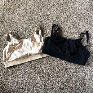 Lot of 2 Momcozy Sz L Maternity Pumping Bras